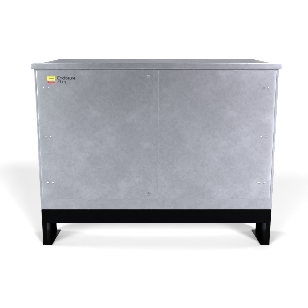 Galvinised Steel Root Mounted Feeder Pillar 2500mm x 450mm x 1600mm - GLV590 (5mm)