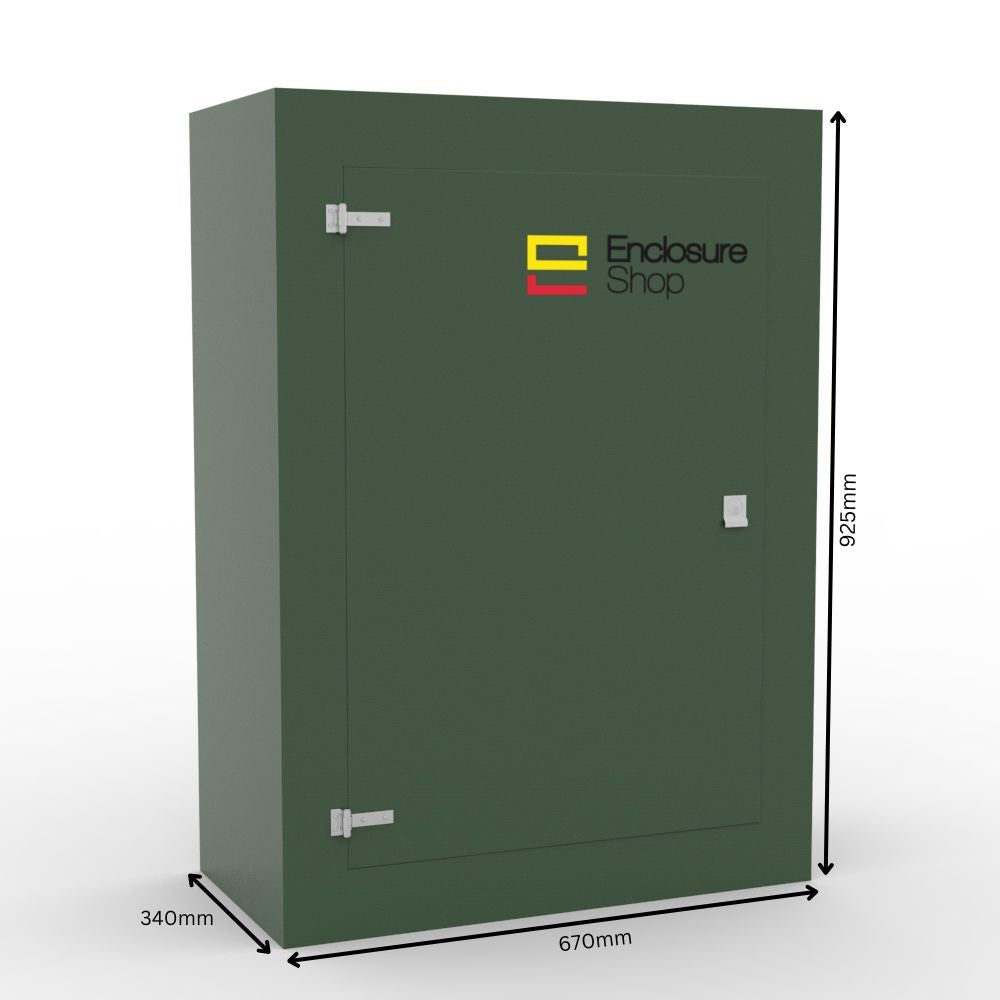GRP Kiosk 670mm x 340mm x 925mm - DPM3L (UKPN Specification)