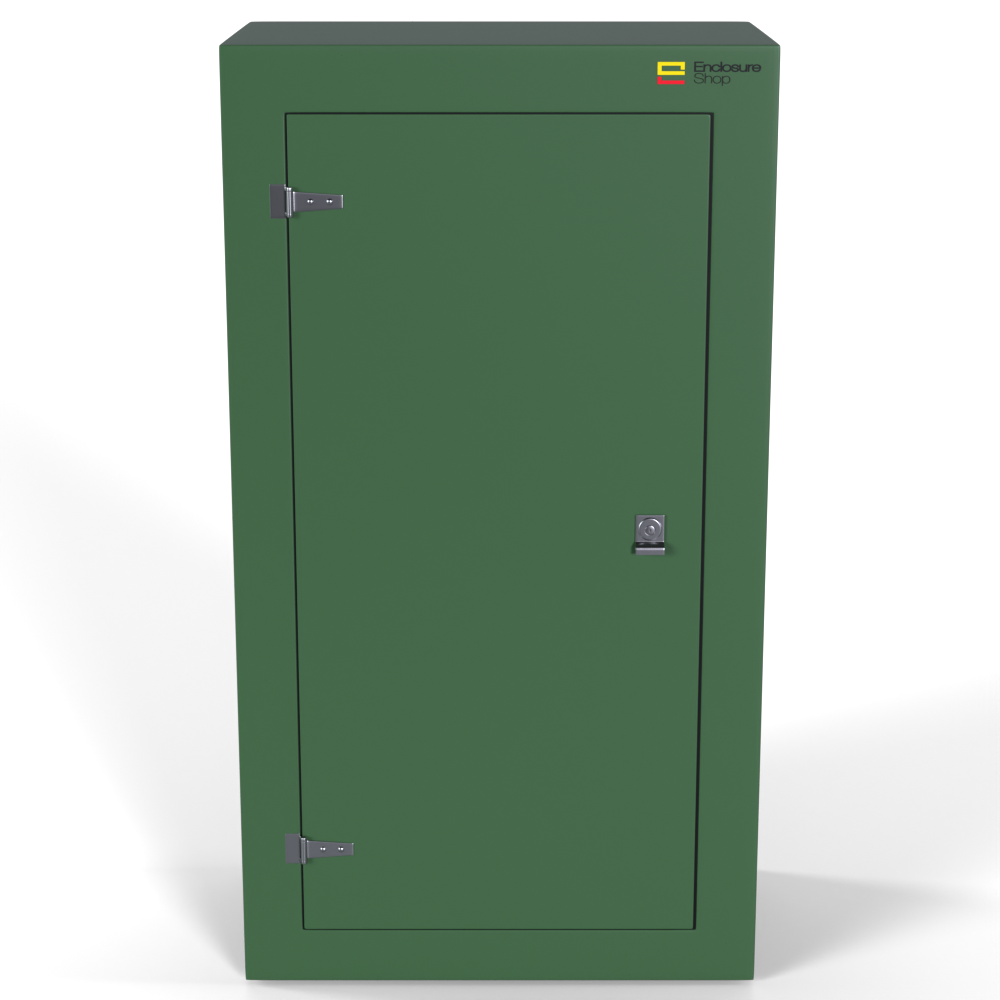 GRP Enclosure 660mm x 400mm x 1195mm - NX150 Green