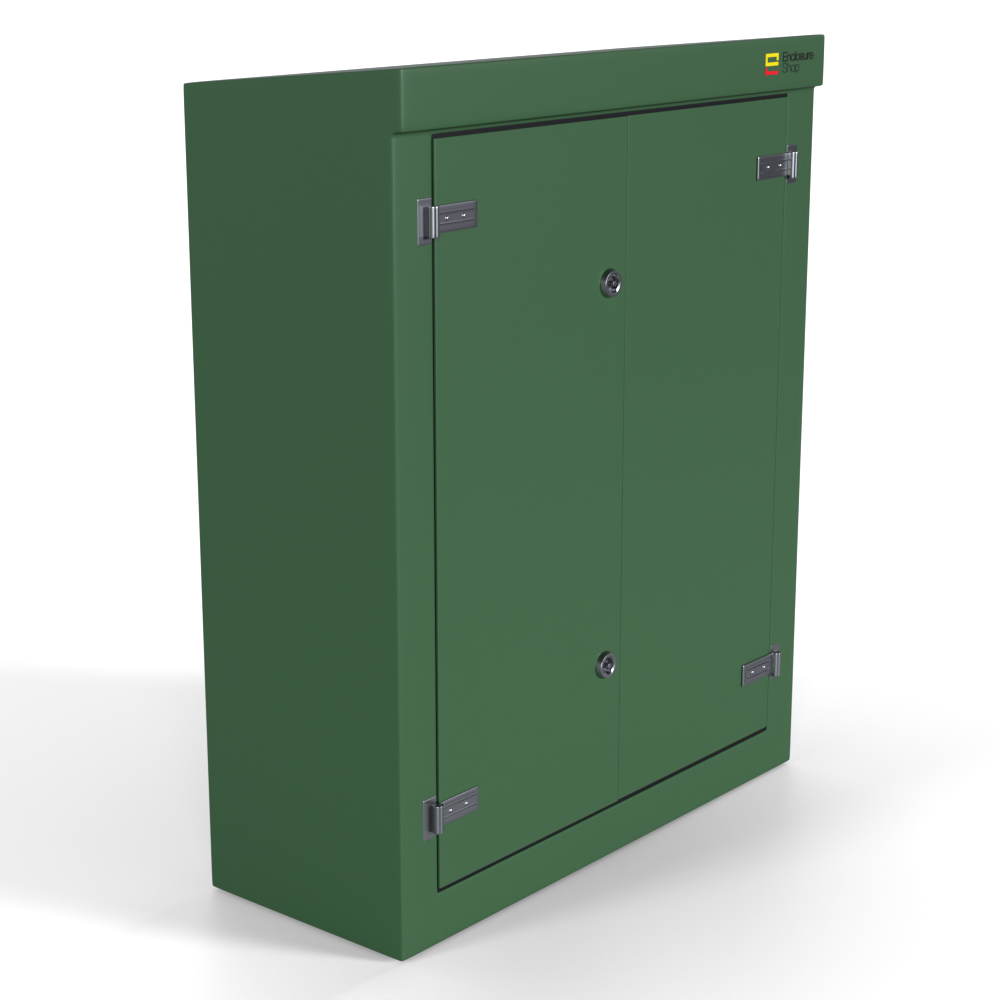 GRP Enclosure 1215mm x 500mm x 1500mm - NX600 Green