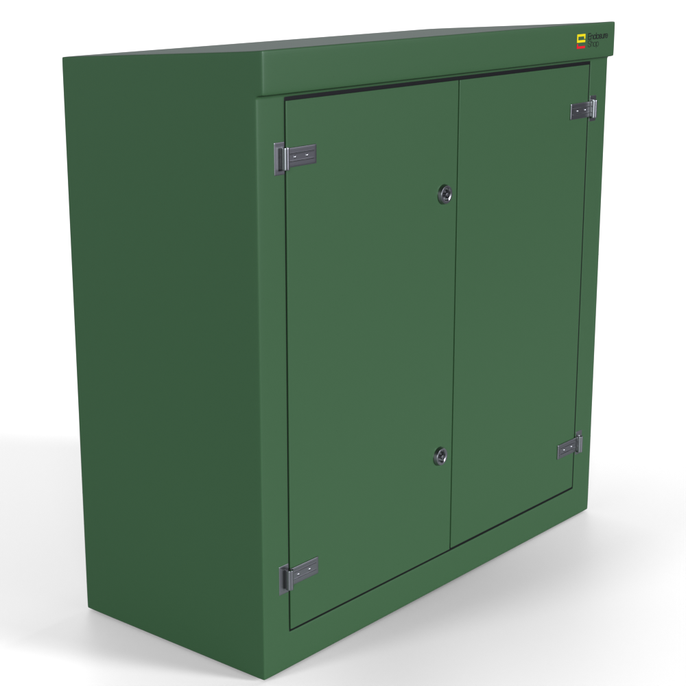 GRP Enclosure 1500mm x 670mm x 1500mm - NX700 Green