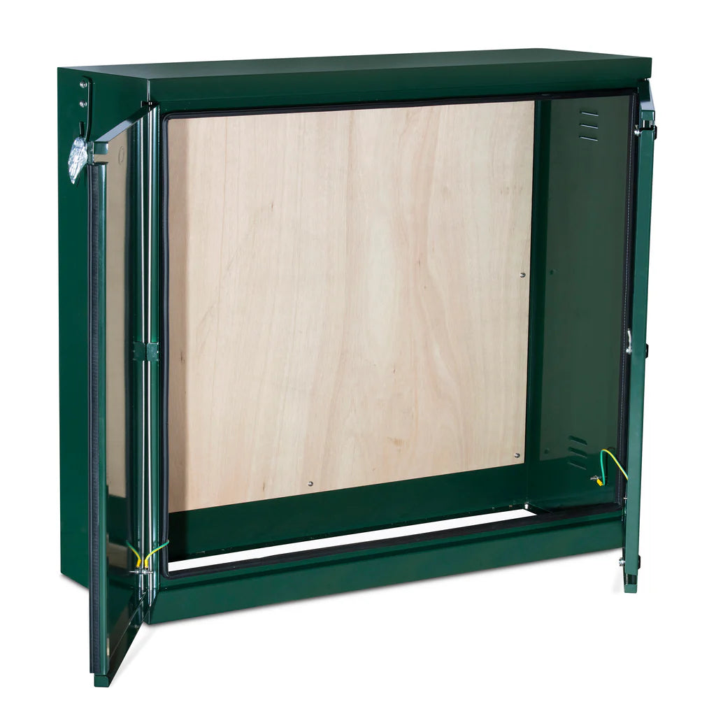 RB1250CabinetDarkGreenOpen