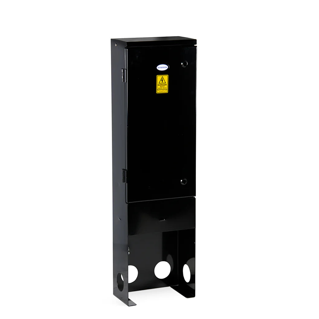 RH300HingedDoorPillarBlack