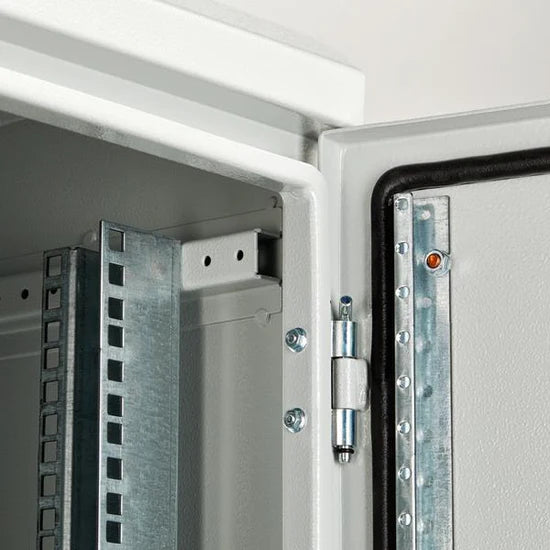 Floor Mounted 19" Data Rack 24U x 400D – Grey (Galvanised Steel)