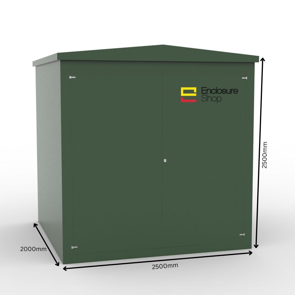 GRP Walk In Enclosure 2500mm x 2000mm x 2500mm - CAB16