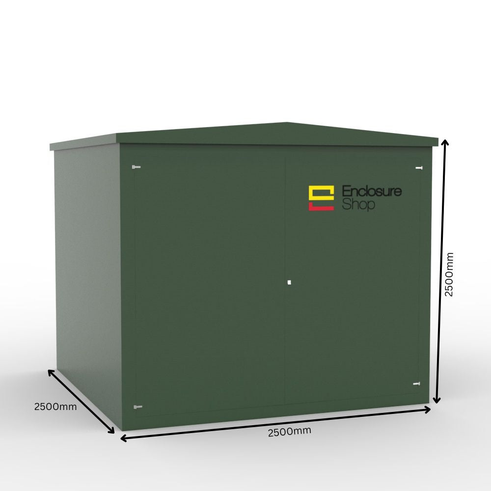 GRP Walk In Enclosure 2500mm x 2500mm x 2500mm - CAB17