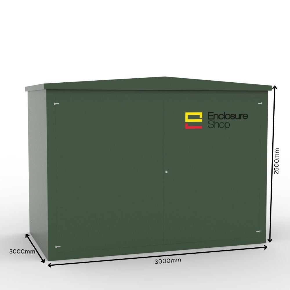 GRP Walk In Enclosure 3050mm x 3050mm x 2720mm - CAB24