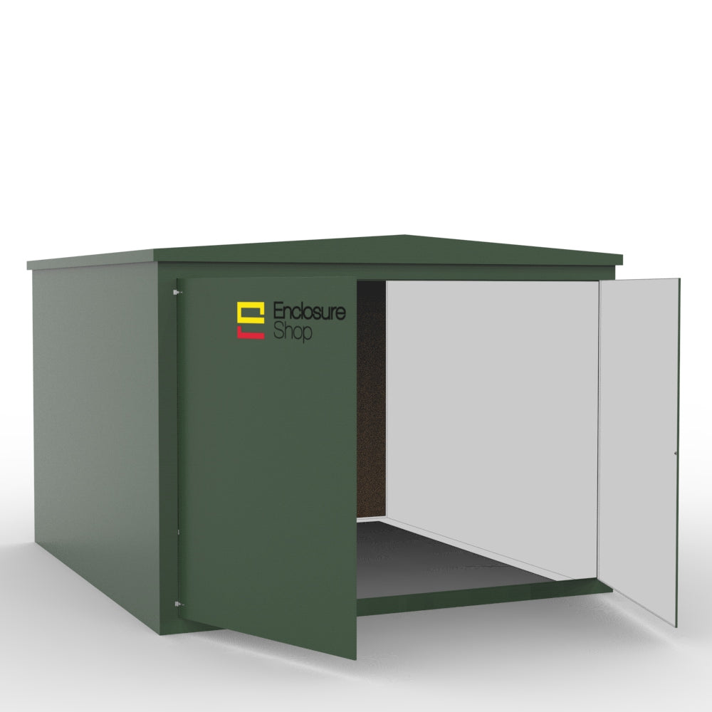 GRP Walk In Enclosure 3550mm x 2050mm x 2700mm - CAB28