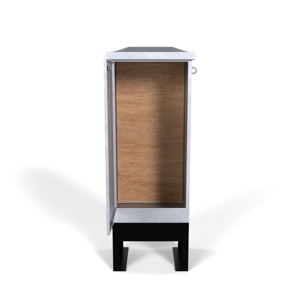 Galvinised Steel Root Mounted Feeder Pillar 800mm x 450mm x 1350mm - GLV520 (5mm)