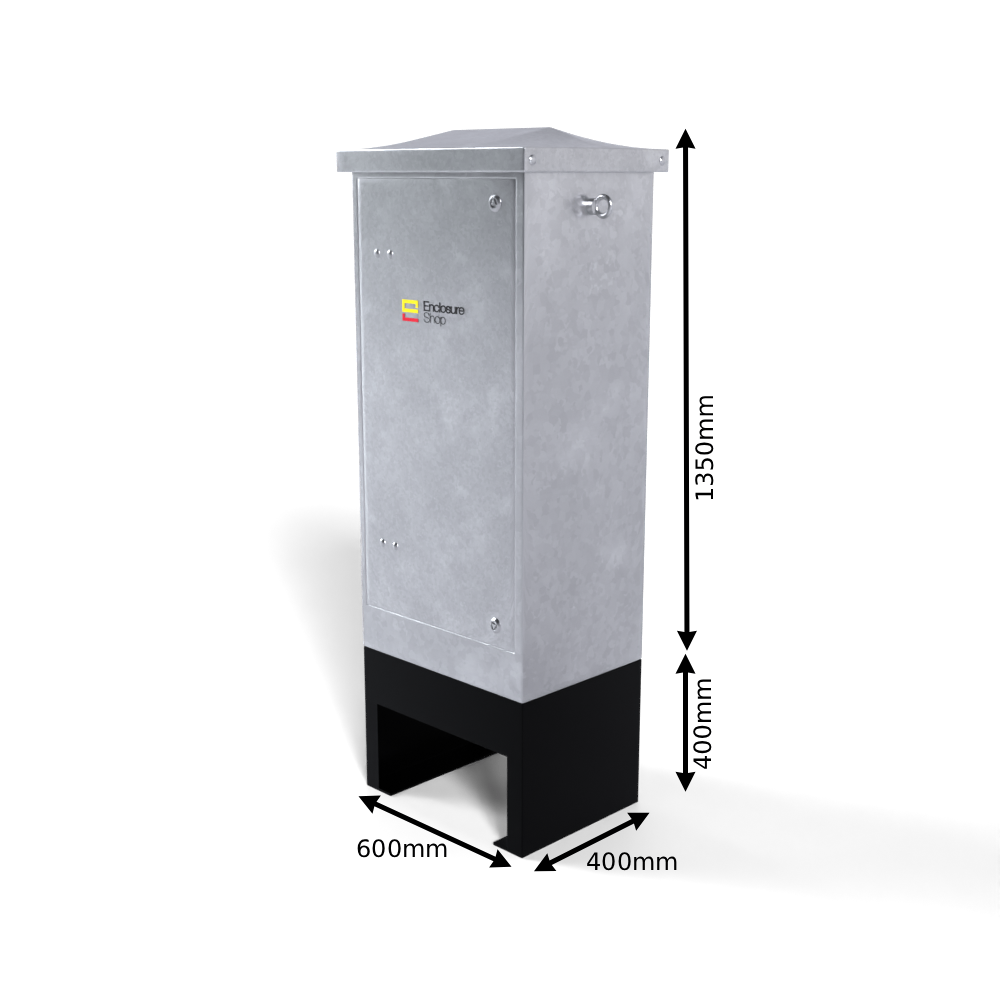 Galvinised Steel Root Mounted Feeder Pillar 600mm x 450mm x 1350mm - GLV510 (5mm)