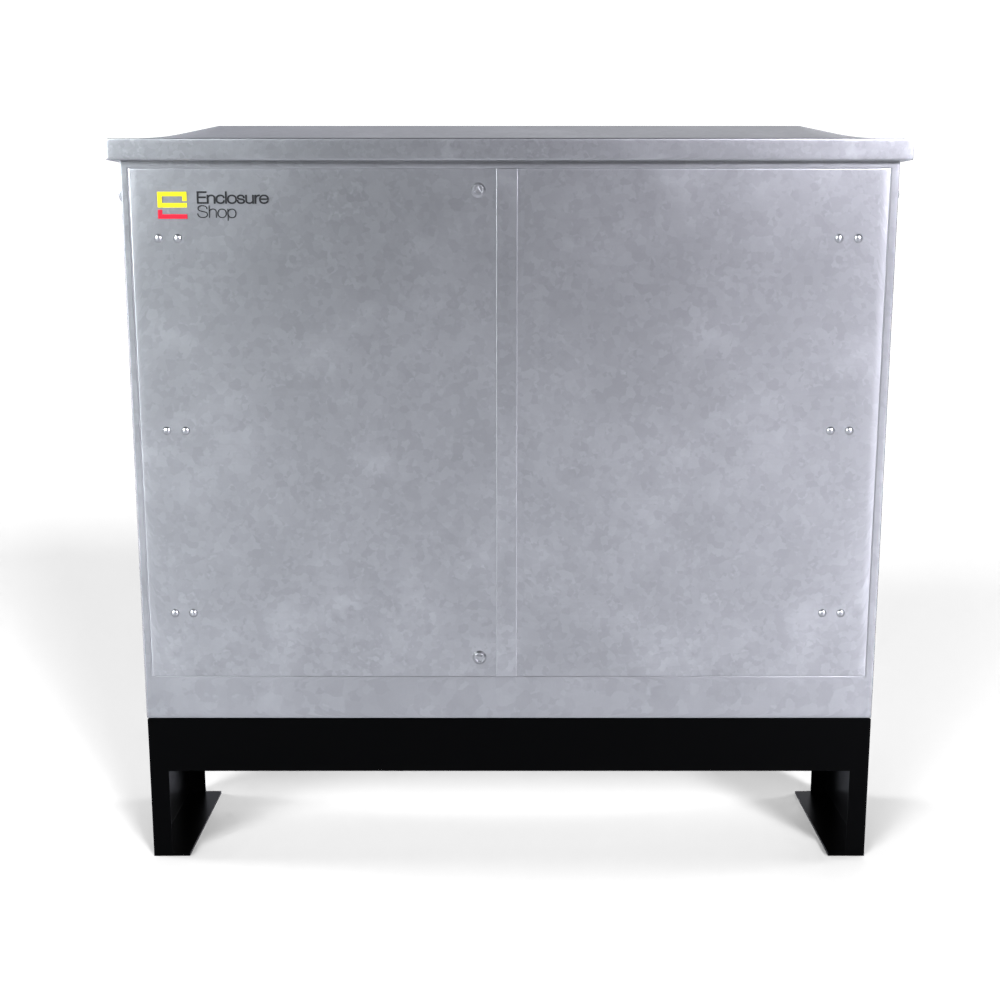 Galvinised Steel Root Mounted Feeder Pillar 2000mm x 450mm x 1600mm - GLV580 (5mm)