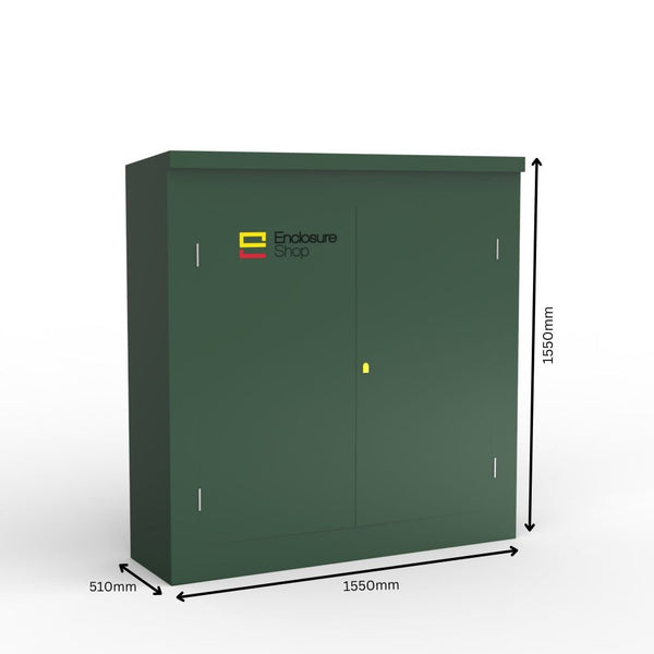 ENC10 GRP Enclosure Double Door with Dimensions