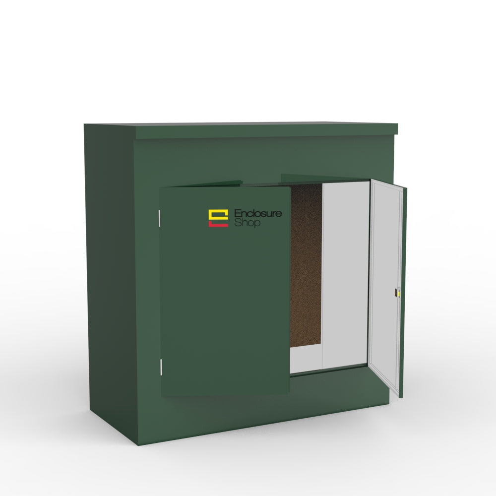 ENC12 GRP Enclosure Double Door - Open Doors
