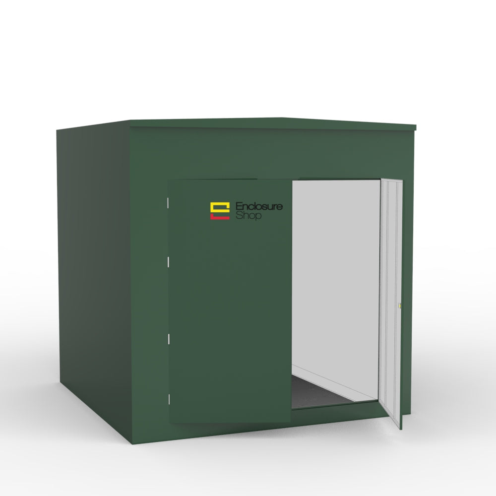 ENC22 GRP Walk In Enclosure with Double Doors Open