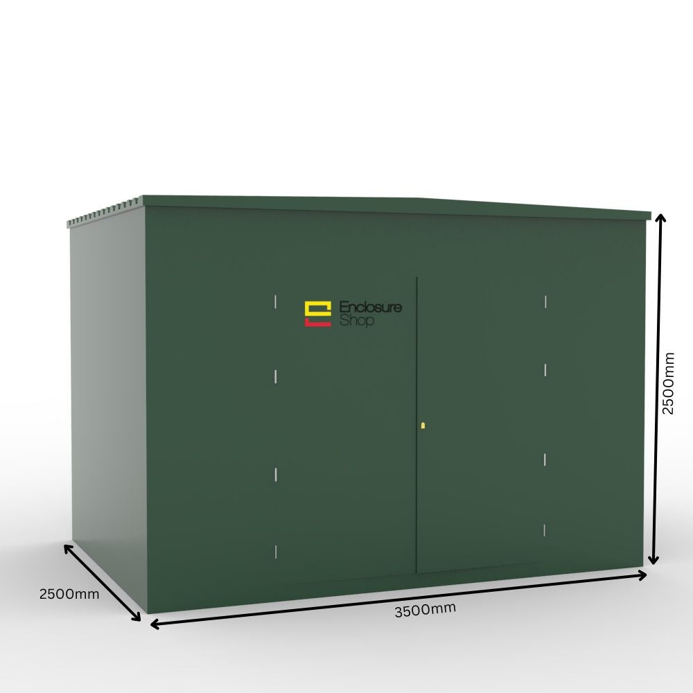 GRP Walk In Enclosure 3000mm x 3000mm x 2500mm - ENC26