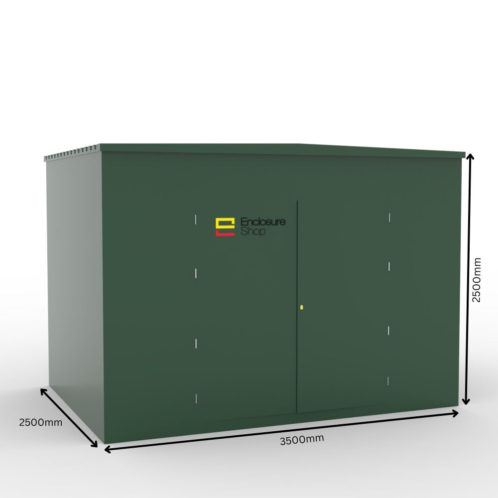 GRP Walk In Enclosure 3500mm x 2500mm x 2500mm - ENC29