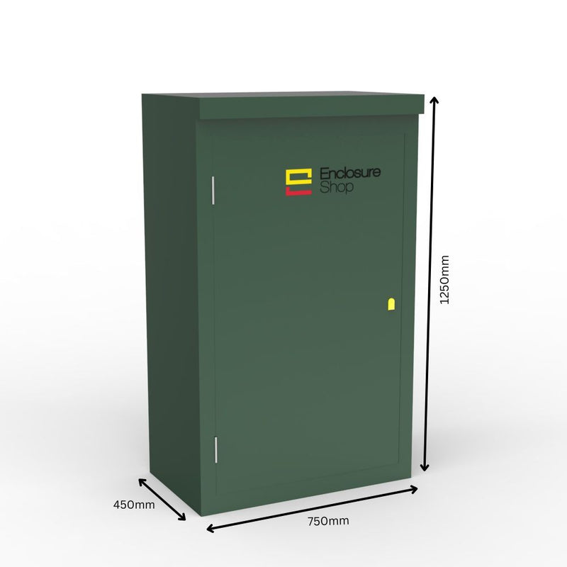 ENC3 GRP Enclosure Single Door with Dimensions