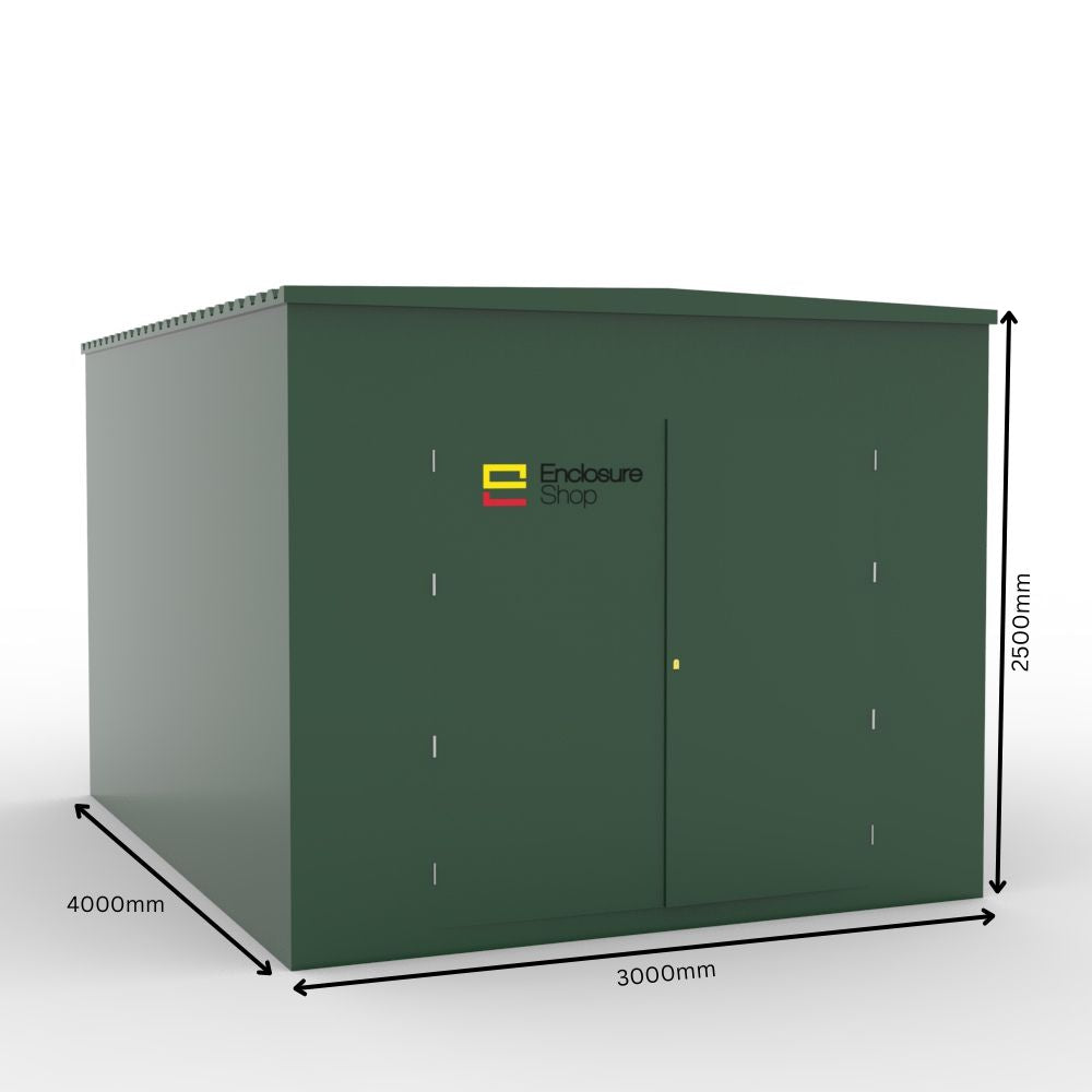 GRP Walk In Enclosure 3000mm x 4000mm x 2500mm - ENC28