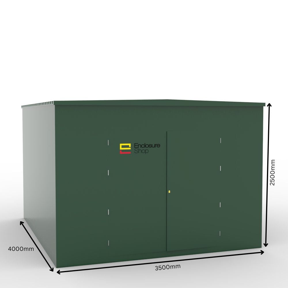 GRP Walk In Enclosure 3500mm x 4000mm x 2500mm - ENC32