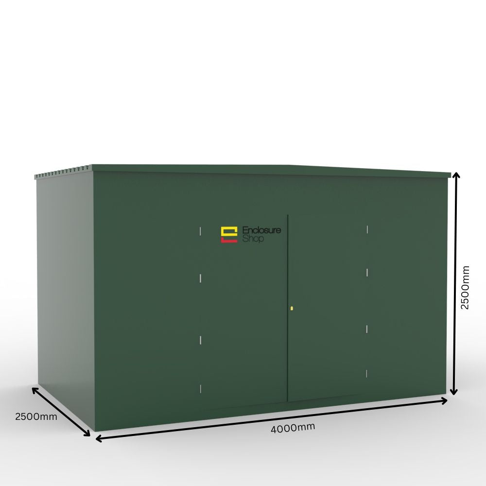 GRP Walk In Enclosure 4000mm x 2500mm x 2500mm - ENC33