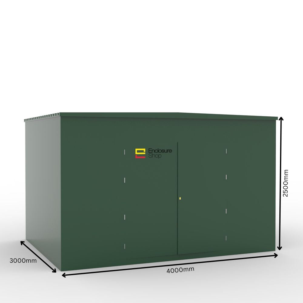 GRP Walk In Enclosure 4000mm x 3000mm x 2500mm - ENC34