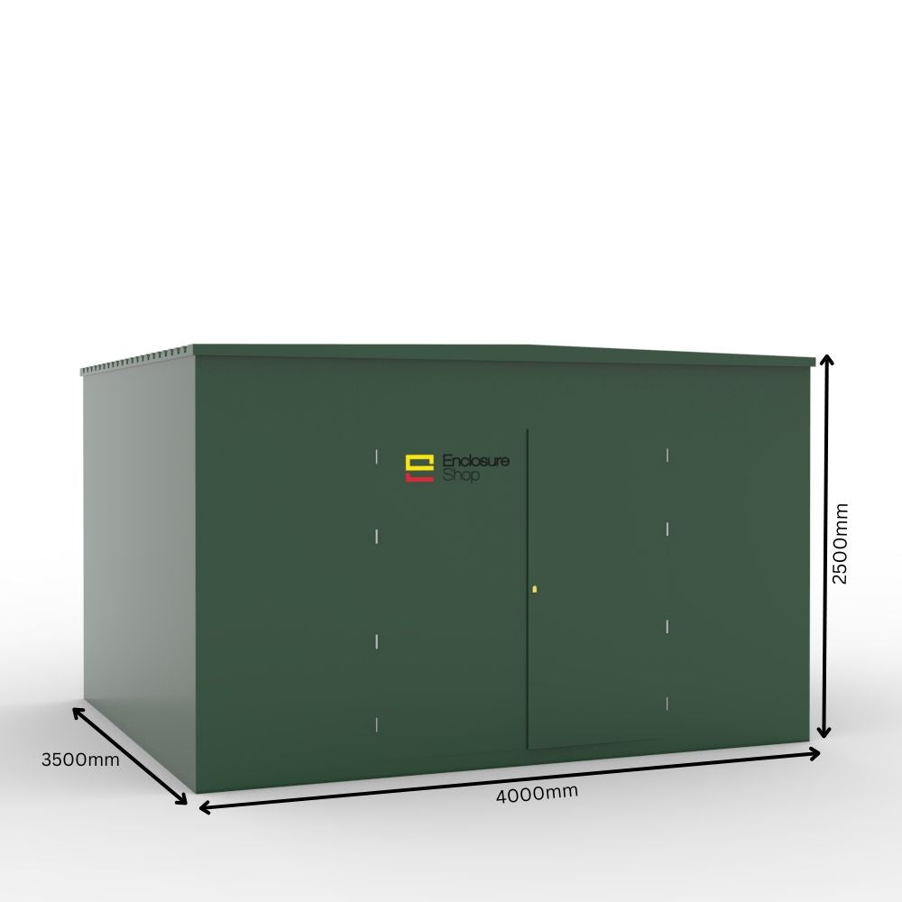 GRP Walk In Enclosure 4000mm x 3500mm x 2500mm - ENC35