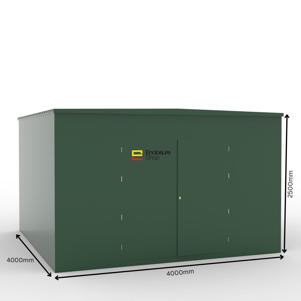 GRP Walk In Enclosure 4000mm x 4000mm x 2500mm - ENC36