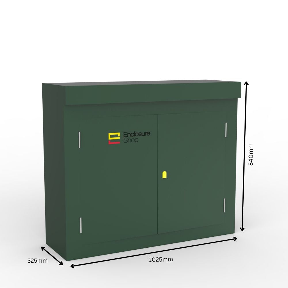 ENC6 GRP Enclosure Double Door with Dimensions
