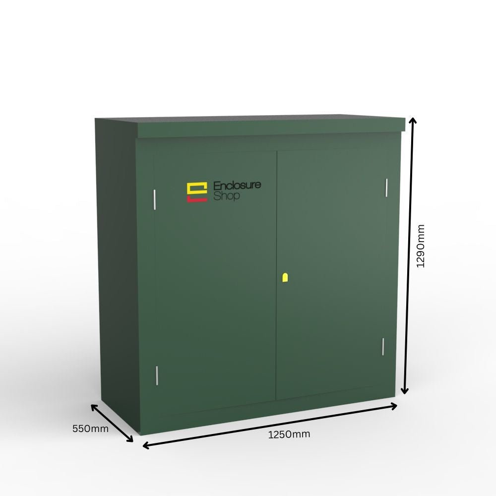 ENC8 GRP Enclosure Double Door with Dimensions