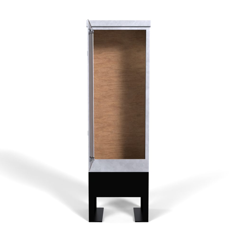 Galvinised Steel Root Mounted Feeder Pillar 350mm x 225mm x 850mm - GLV60