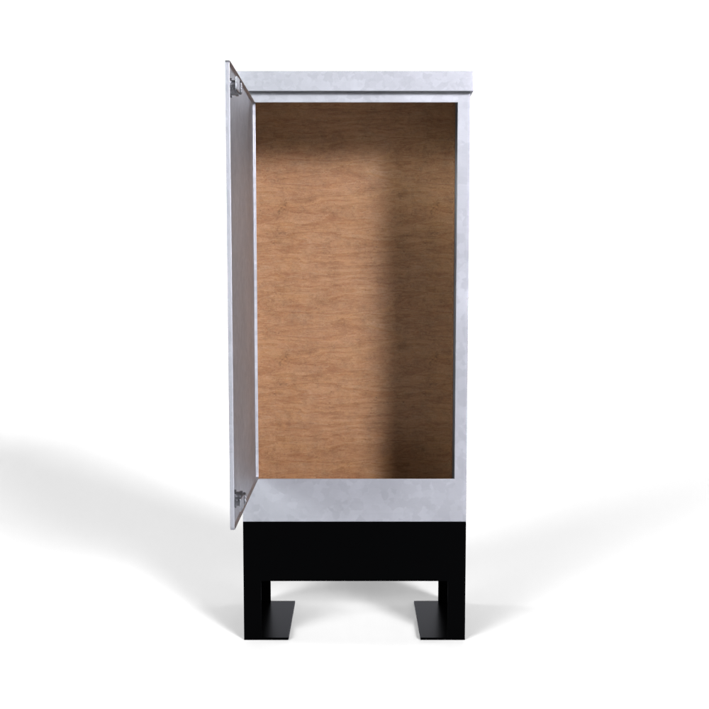 Galvinised Steel Root Mounted Feeder Pillar 550mm x 275mm x 1050mm - GLV80