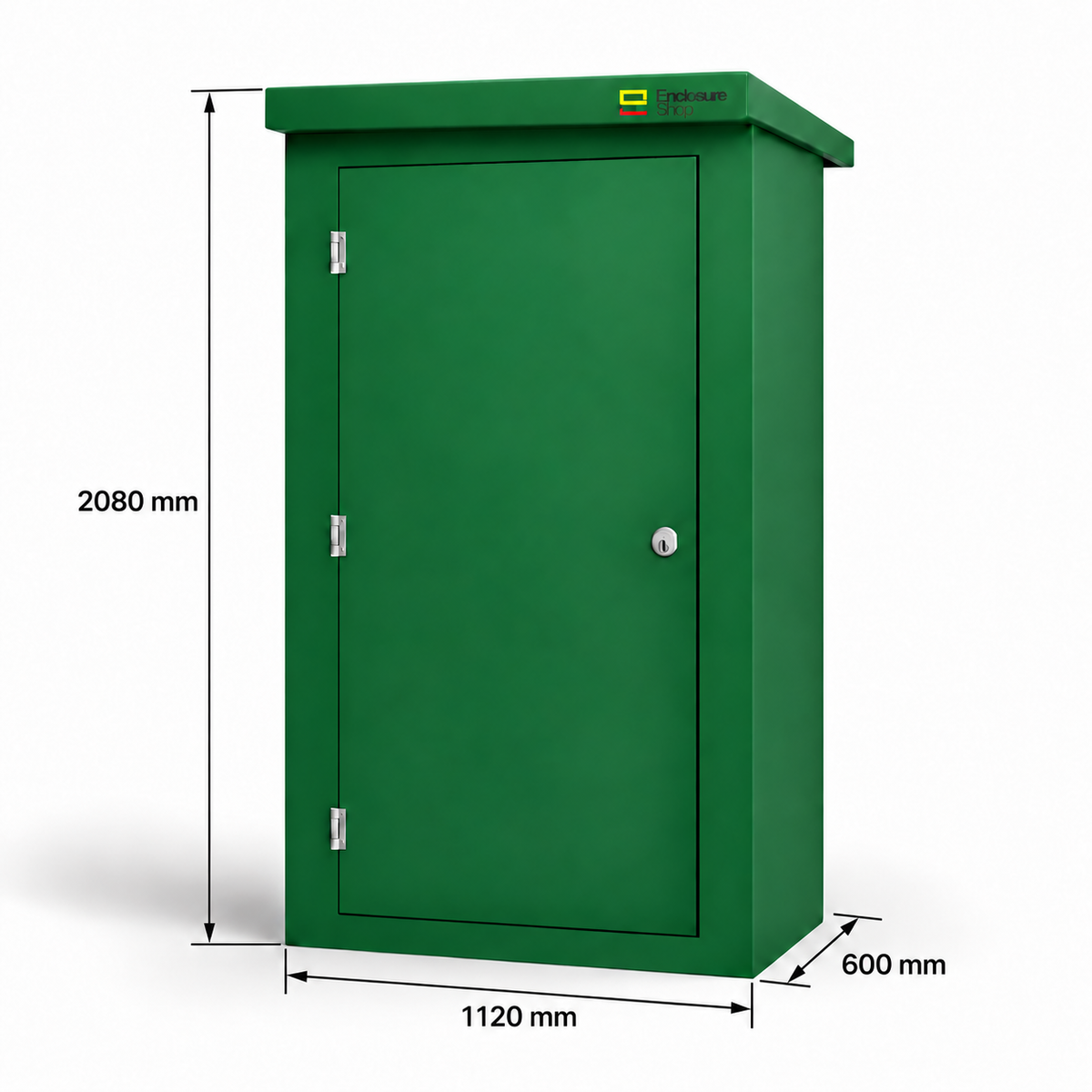 GRP Walk In Enclosure 1120mm x 600mm x 2080mm - RT40- 12mm Ply Core