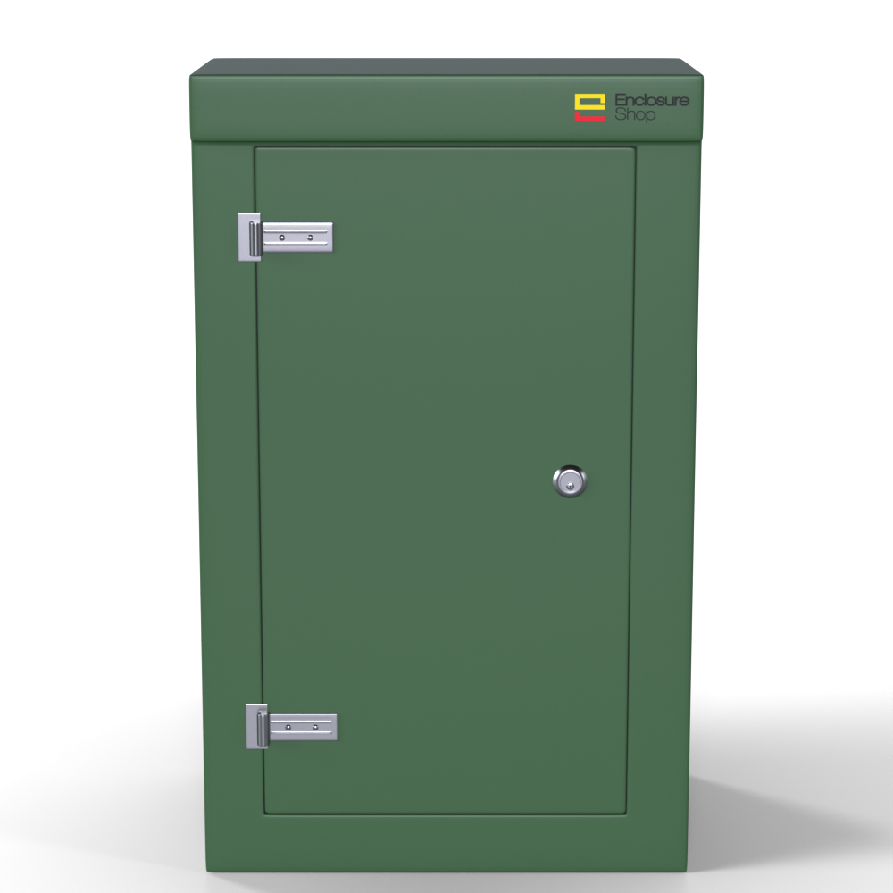 GRP Enclosure 600mm x 350mm x 1000mm - NX100 Green