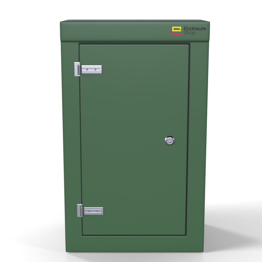 GRP Enclosure 750mm x 500mm x 1250mm - NX200 Green