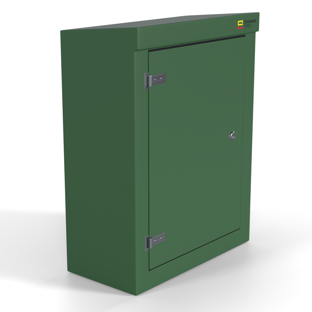 GRP Enclosure 940mm x 470mm x 1150mm - NX300 Green