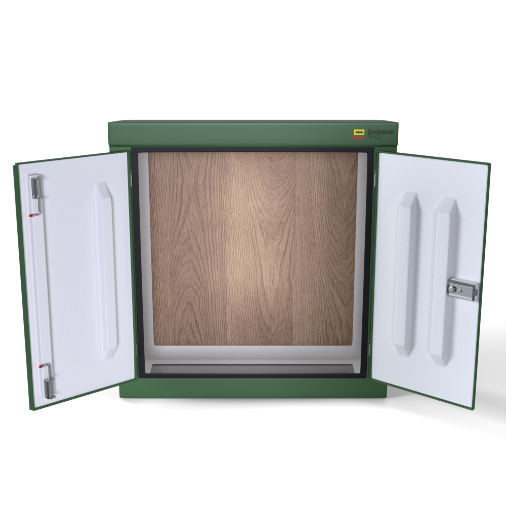 GRP Enclosure 1215mm x 500mm x 1250mm - NX400 Green