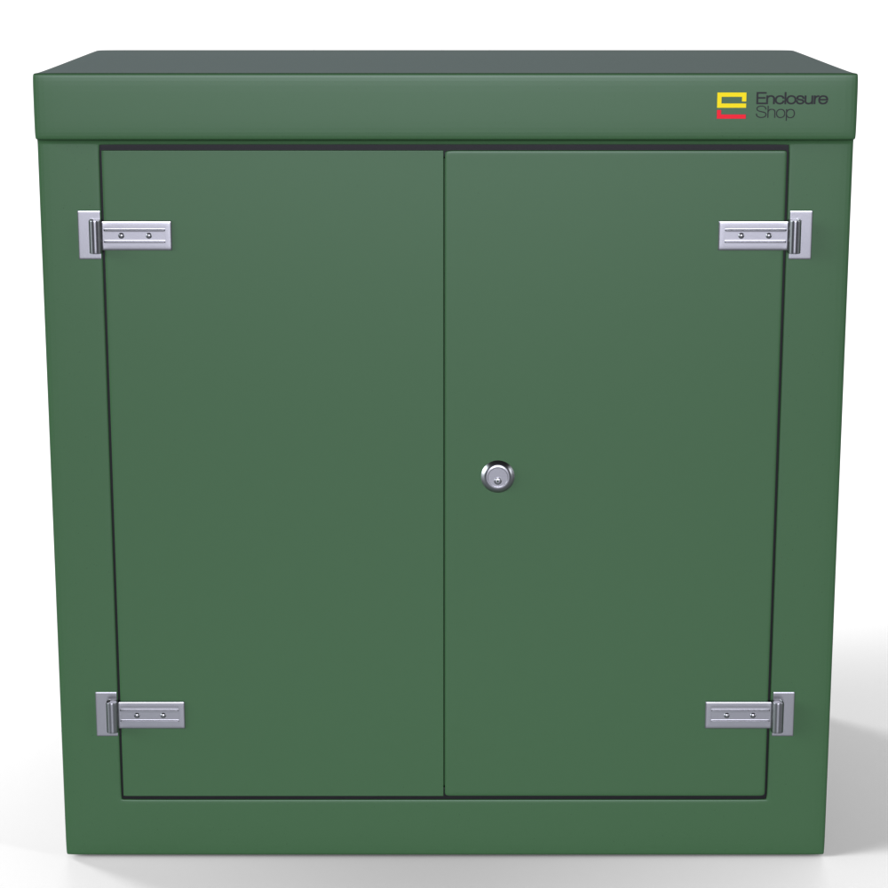 GRP Enclosure 1215mm x 750mm x 1260mm - NX500 Green