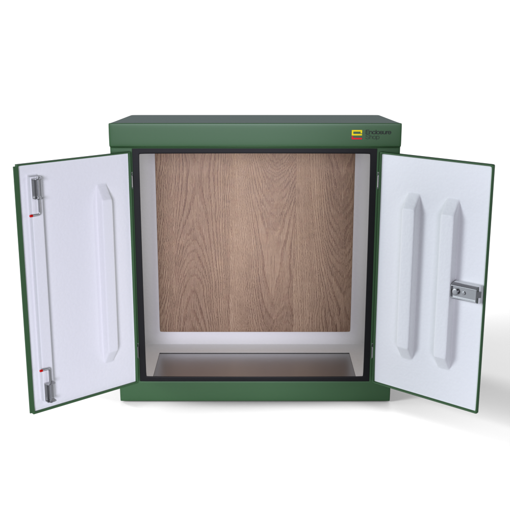 GRP Enclosure 1215mm x 750mm x 1260mm - NX500 Green