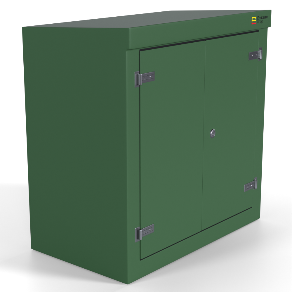 GRP Enclosure 1215mm x 750mm x 1260mm - NX500 Green