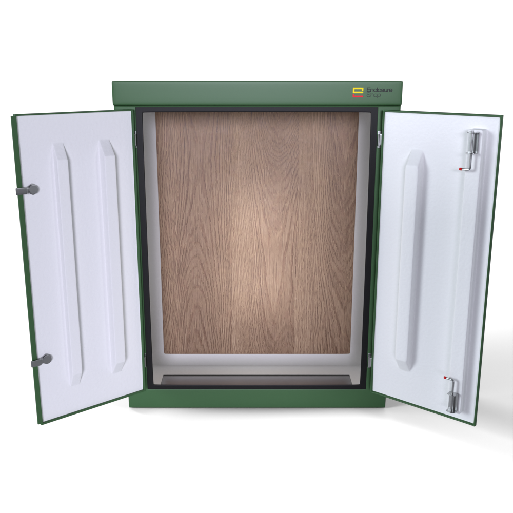 GRP Enclosure 1215mm x 500mm x 1500mm - NX600 Green