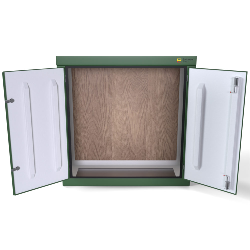 GRP Enclosure 1500mm x 670mm x 1500mm - NX700 Green