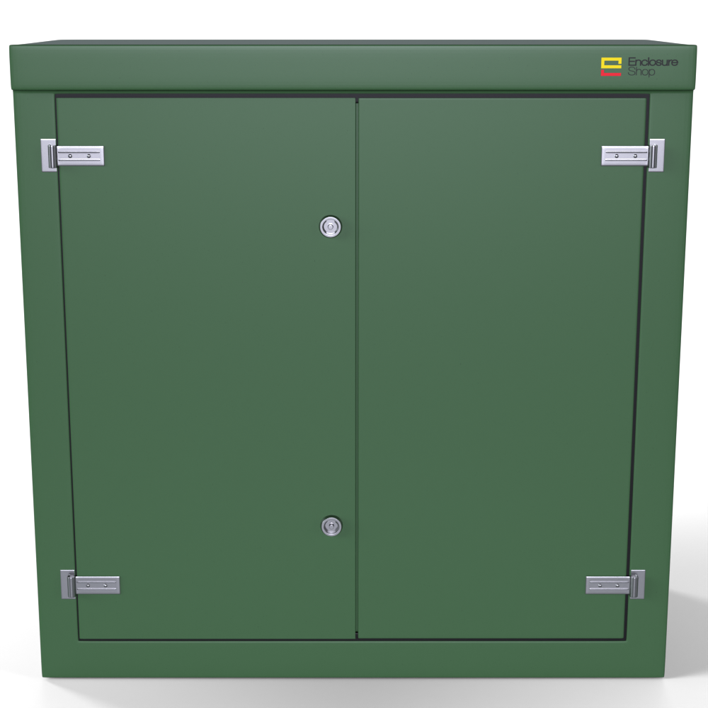 GRP Enclosure 1500mm x 670mm x 1500mm - NX700 Green
