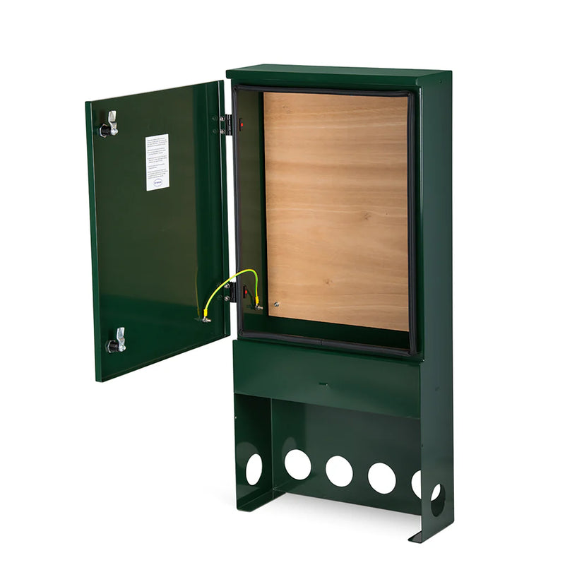 RH500HingedDoorPillarGreen