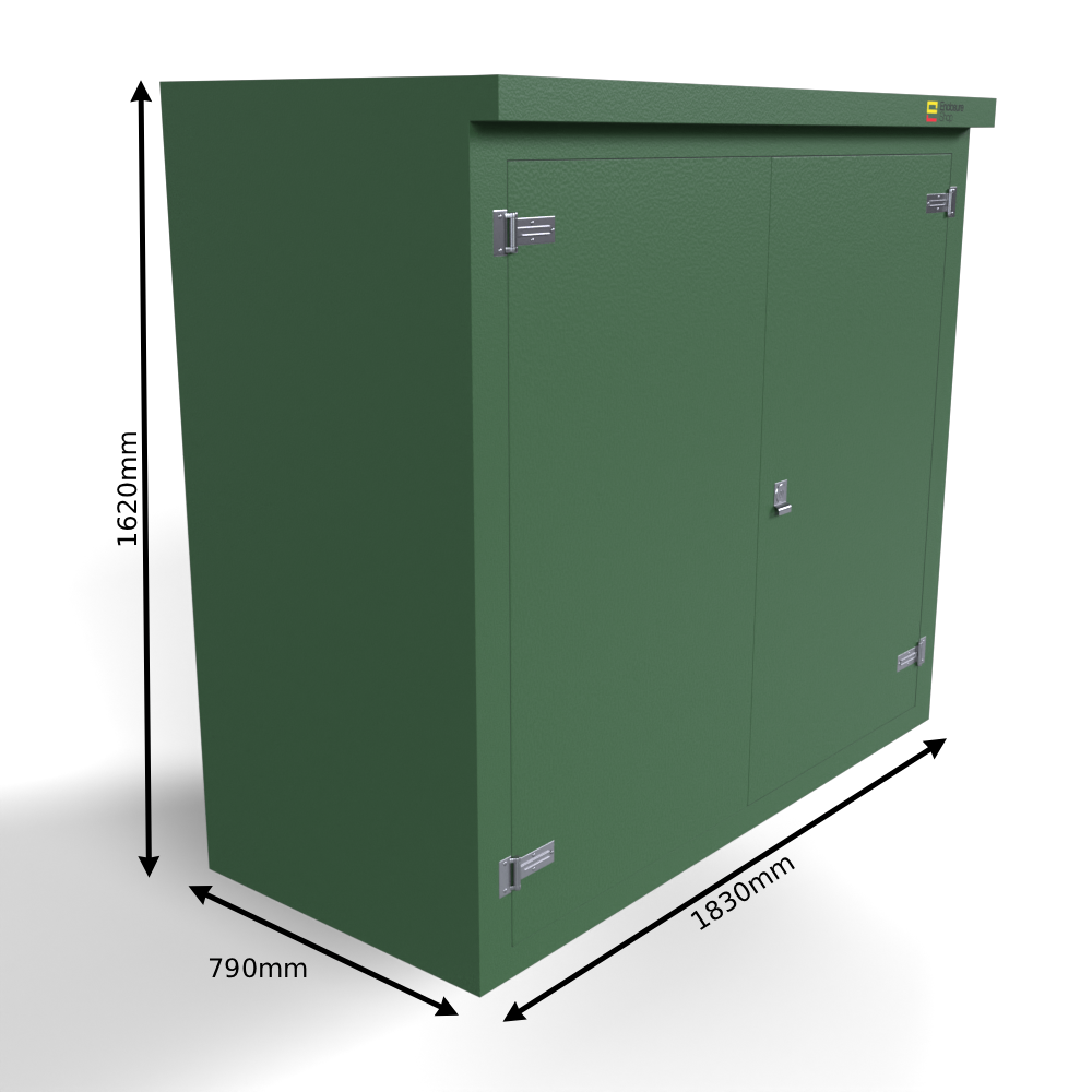 GRP Enclosure 1830mm x 790mm x 1620mm - RT10