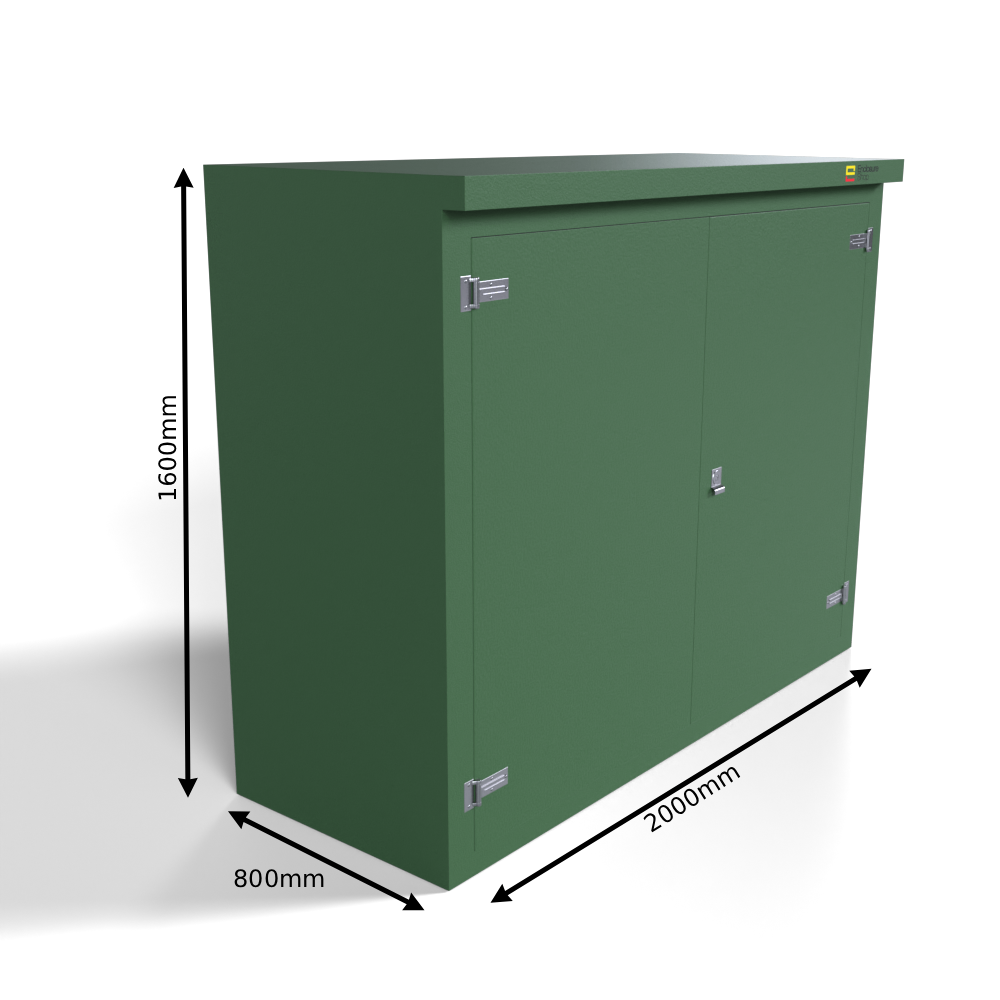 GRP Enclosure 2000mm x 800mm x 1600mm - RT12