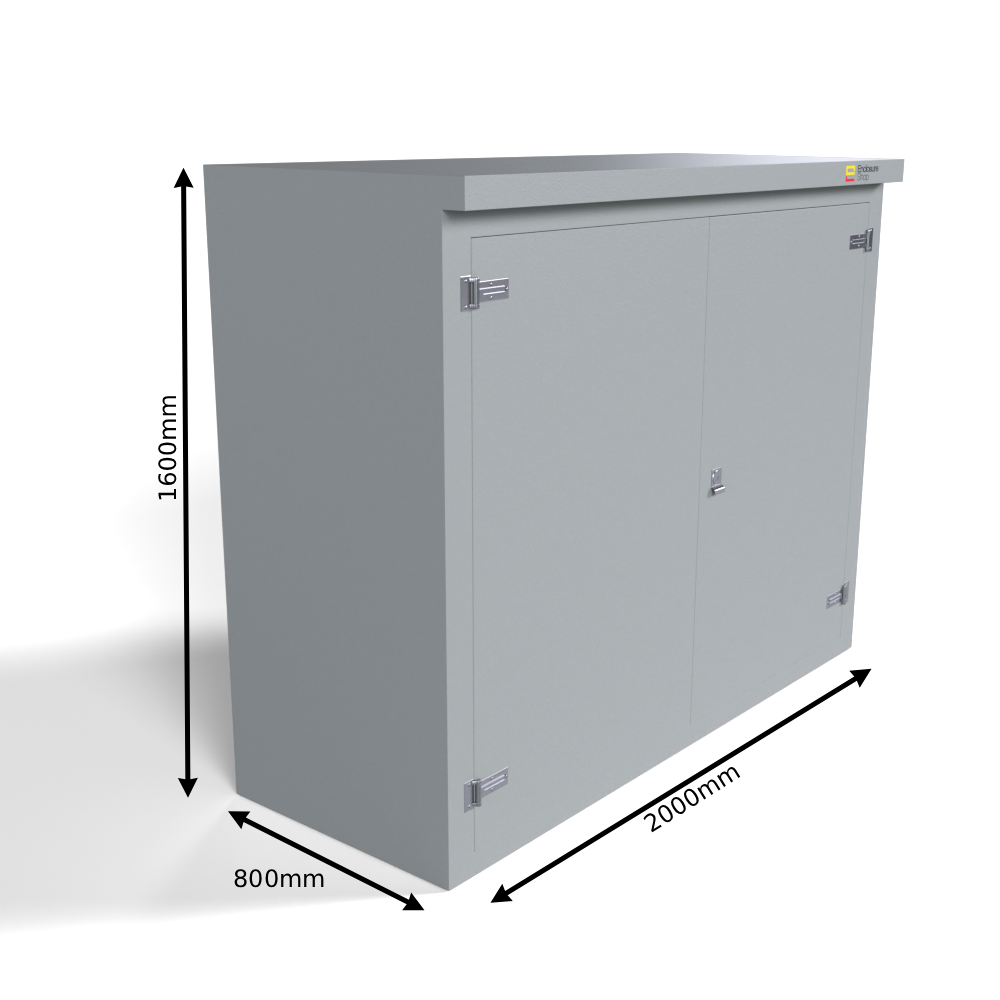 GRP Enclosure 2000mm x 800mm x 1600mm - RT12