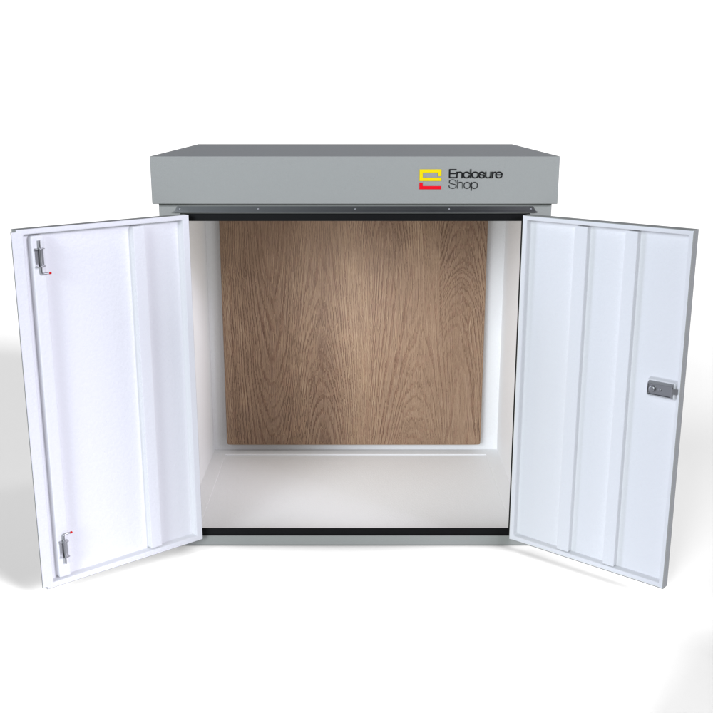 GRP Walk In Enclosure 2000mm x 1500mm x 2000mm - RT15 - 12mm Ply Core