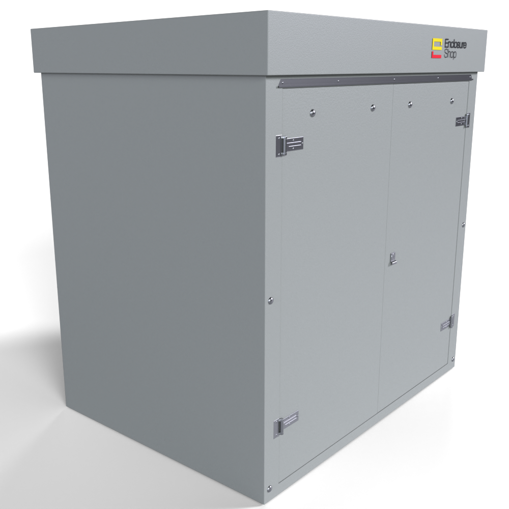 GRP Walk In Enclosure 2000mm x 1500mm x 2000mm - RT15 - 12mm Ply Core