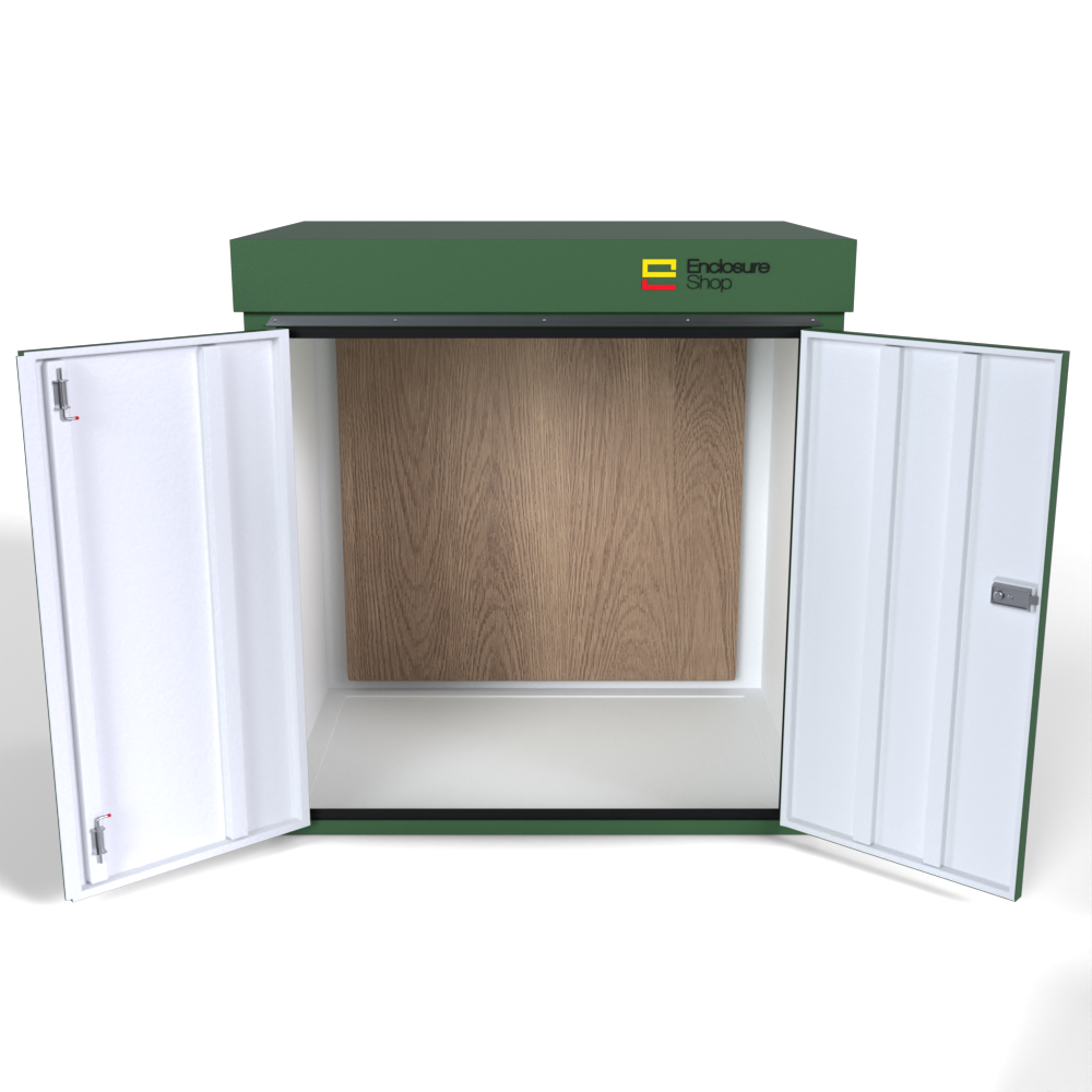 GRP Walk In Enclosure 2000mm x 1500mm x 2000mm - RT15 - 12mm Ply Core