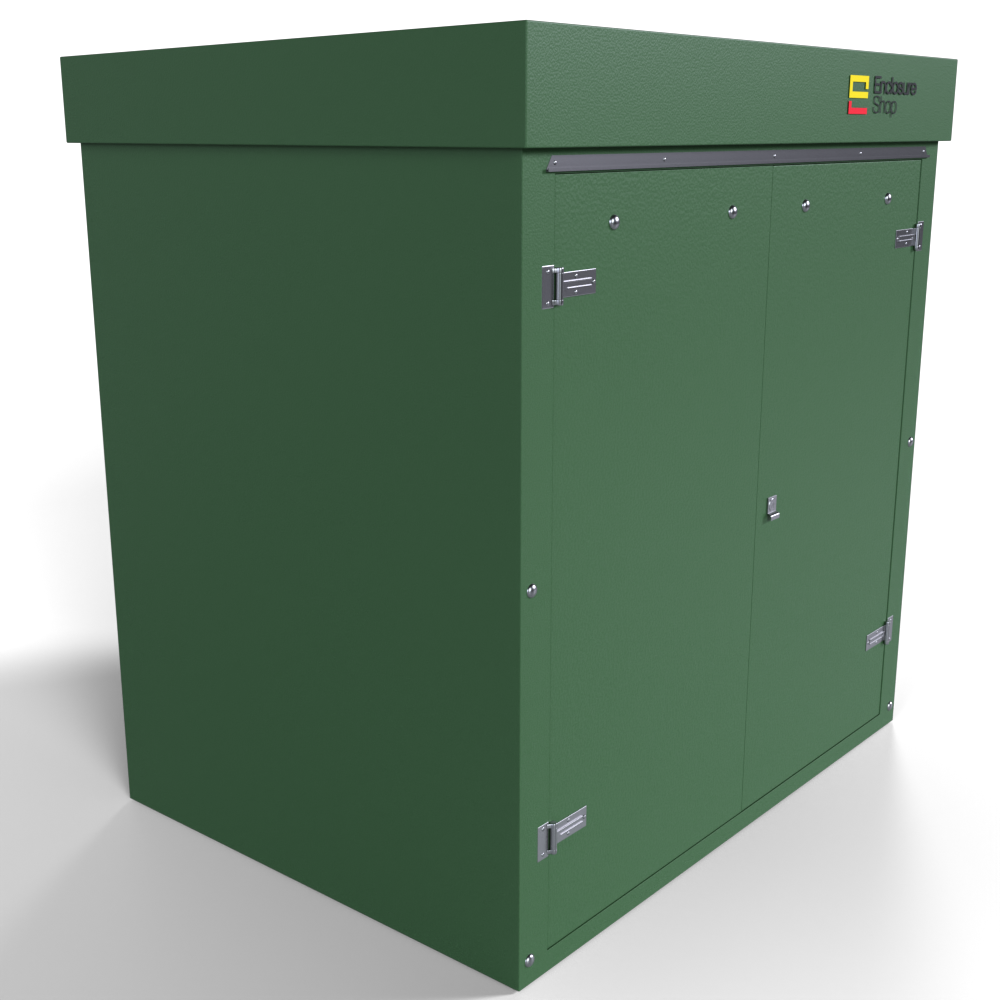 GRP Walk In Enclosure 2000mm x 1500mm x 2000mm - RT15 - 12mm Ply Core